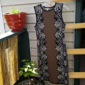 DRESS BARN woman's mid length dress size small